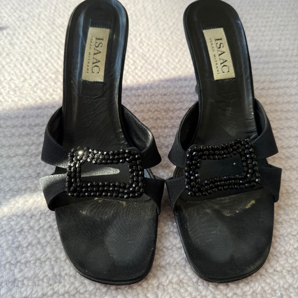 Isaac Mizrahi Satin Heels